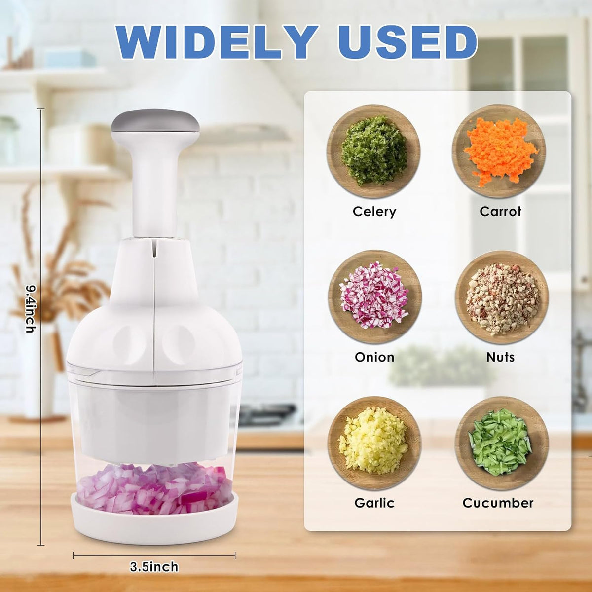 KITECHOME Manual Vegetable Chopper