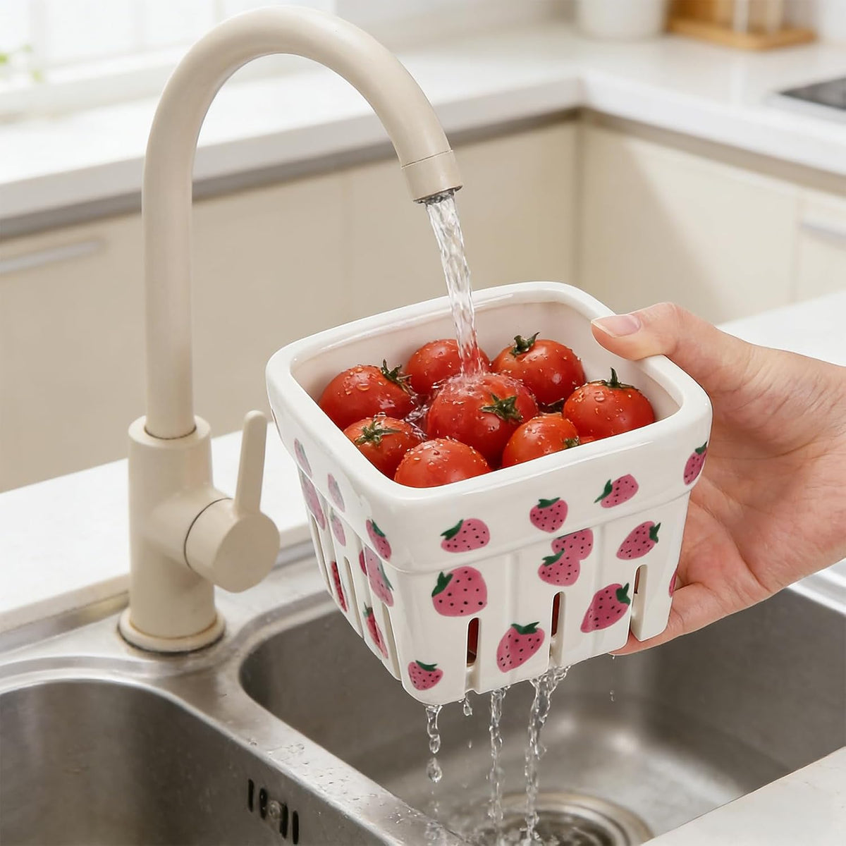KITECHOME Ceramic Berry Baskets