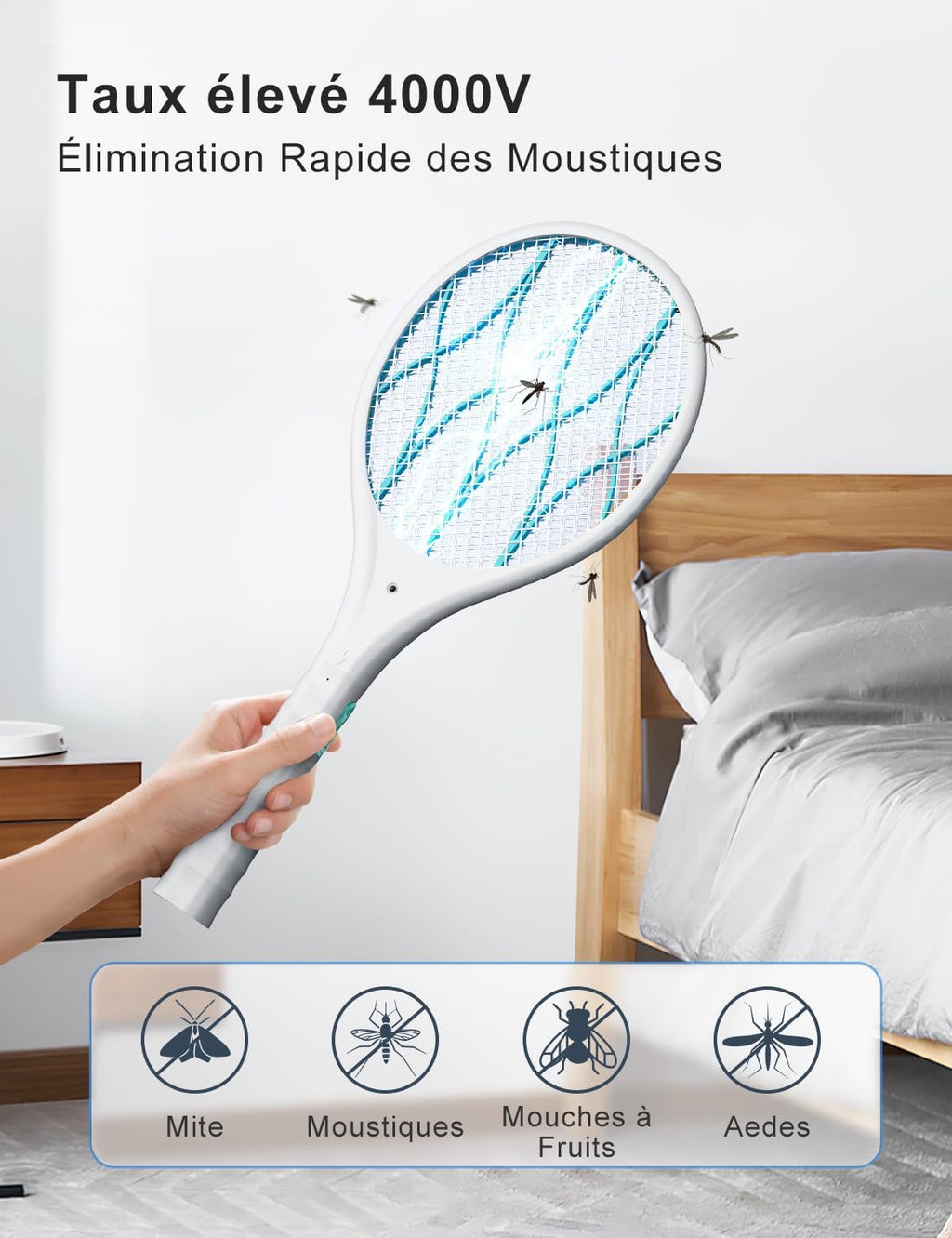 KITECHOME Electric Insect Racket