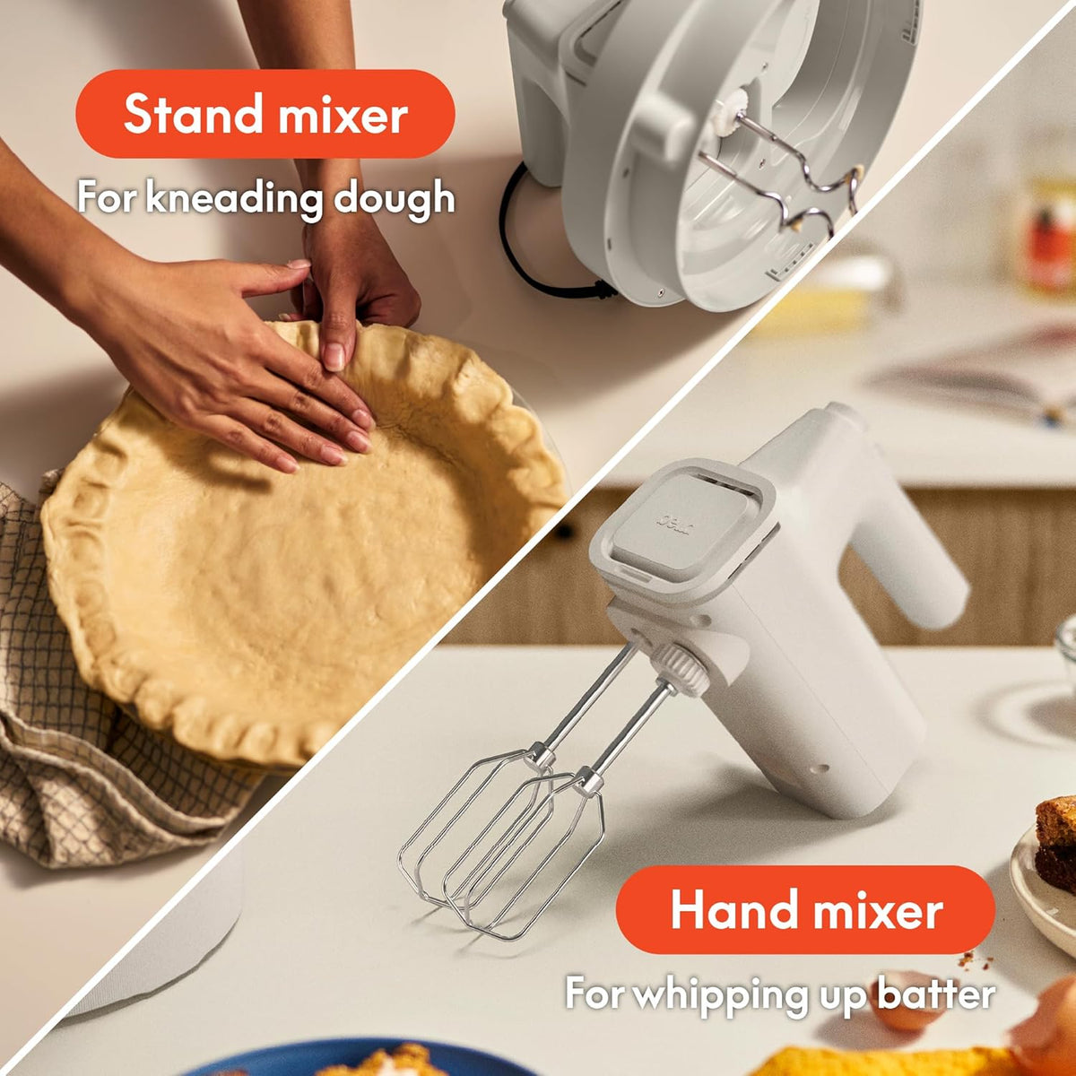 KITECHOME Hand & Stand Mixer