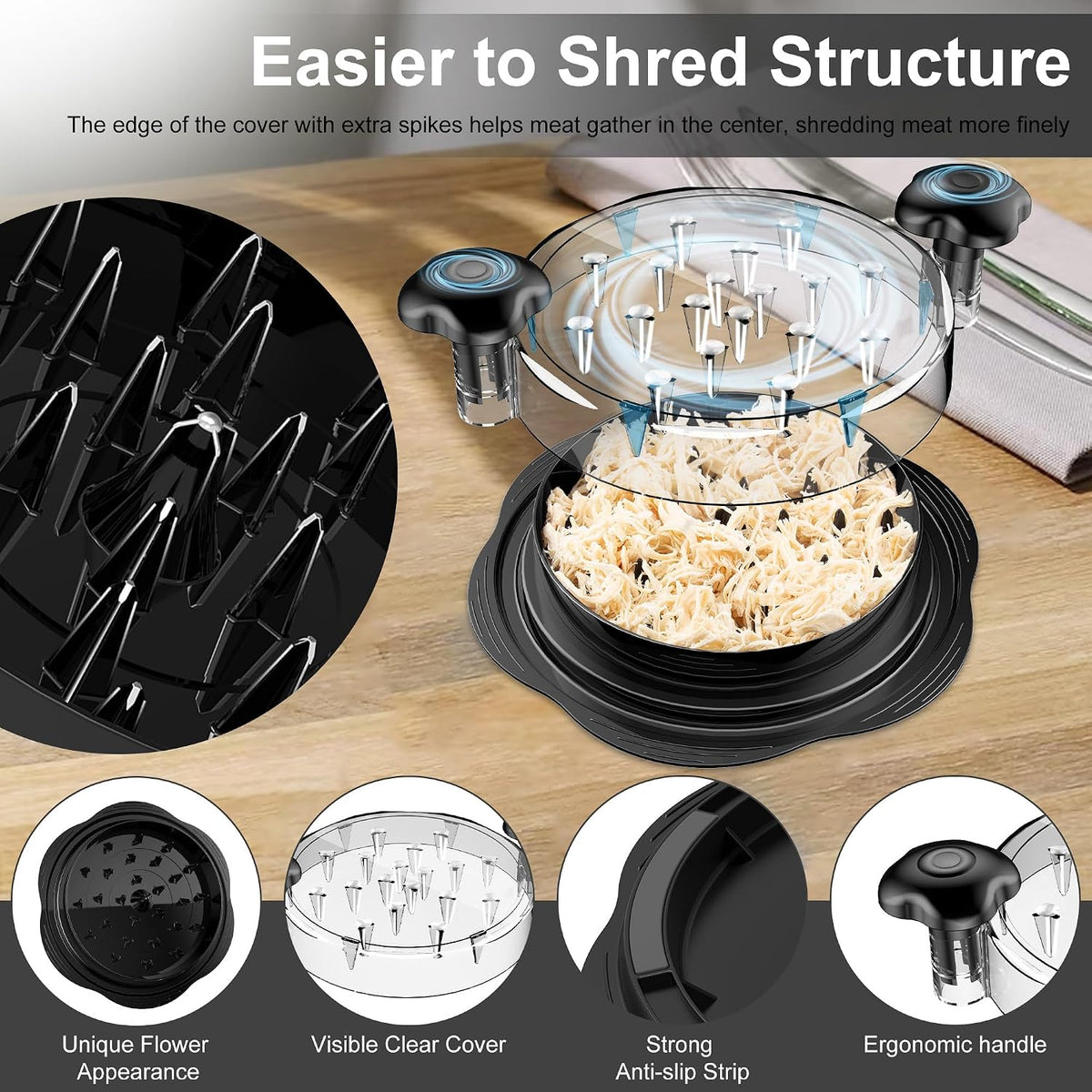 KITECHOME Meat Shredder