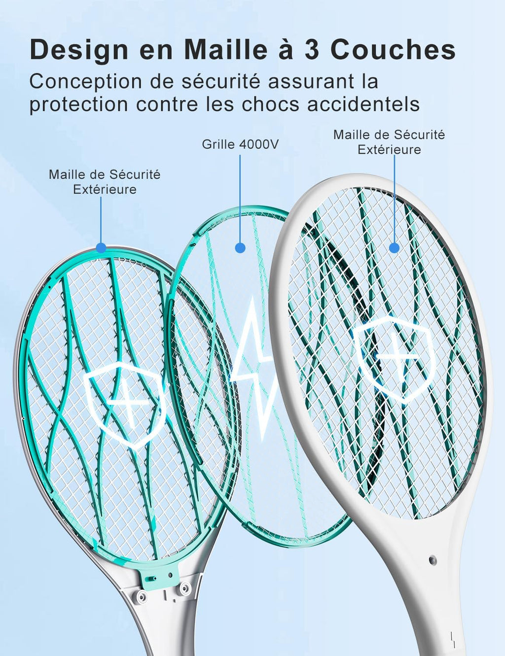 KITECHOME Electric Insect Racket