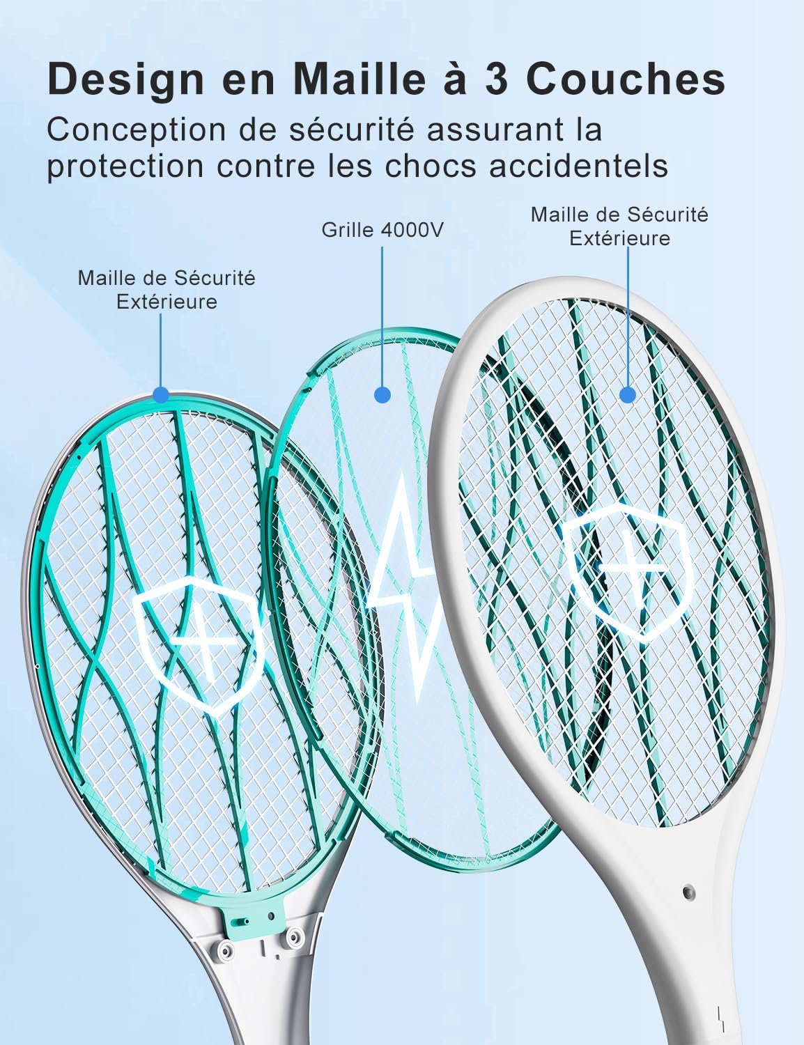 KITECHOME Electric Insect Racket