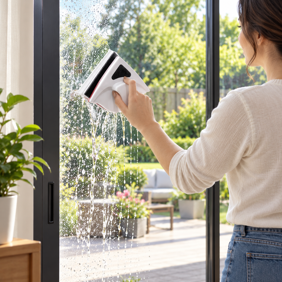 The Double Faced Glass Cleaner