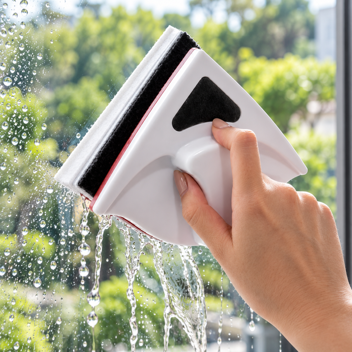 The Double Faced Glass Cleaner