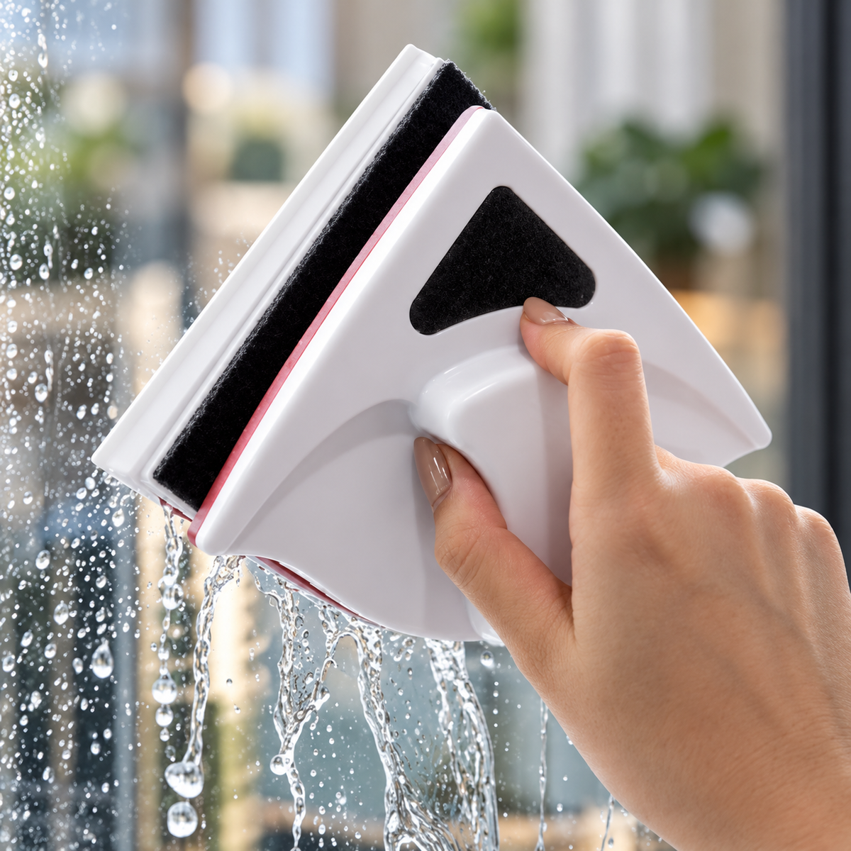 The Double Faced Glass Cleaner