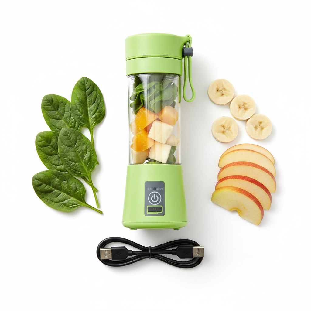 Portable Blender - Flat Lay